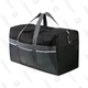 A duffle bag with exterior pockets
